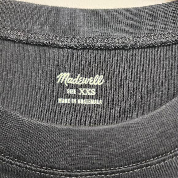 Madewell Vintage Crewneck Cotton T-Shirt in Gray M2232 Women's SZ XXS NEW - Picture 3 of 10